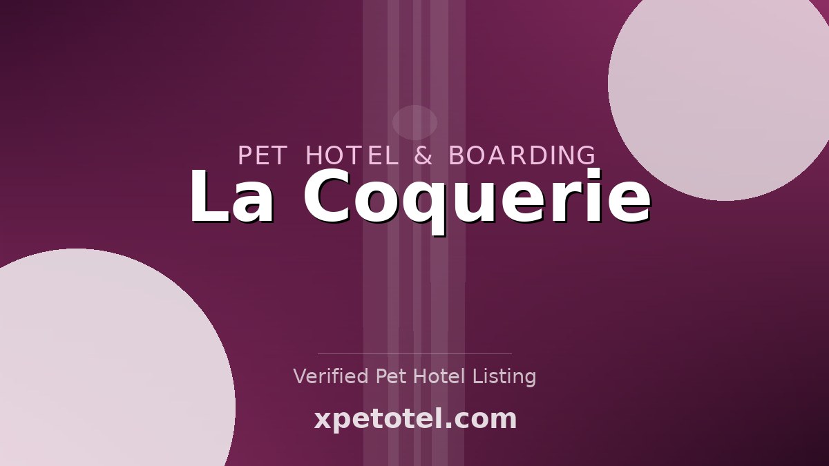 La Coquerie pet hotel Les Essarts-le-Roi