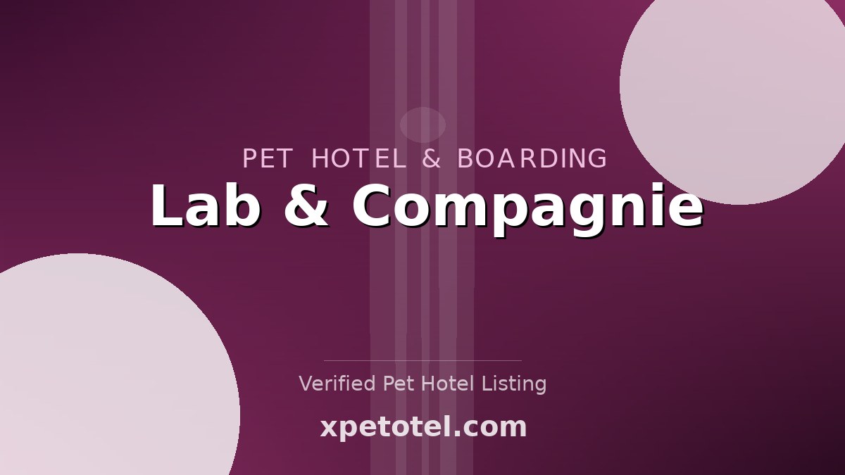 Lab & Compagnie pet hotel France
