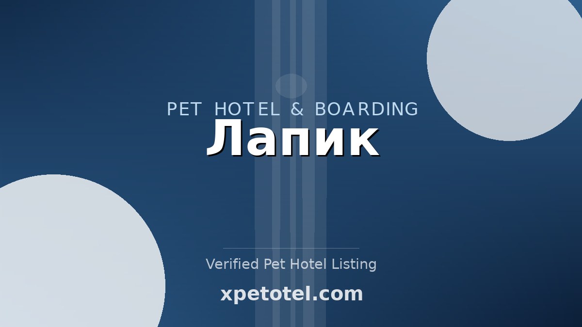 Лапик pet hotel Russia