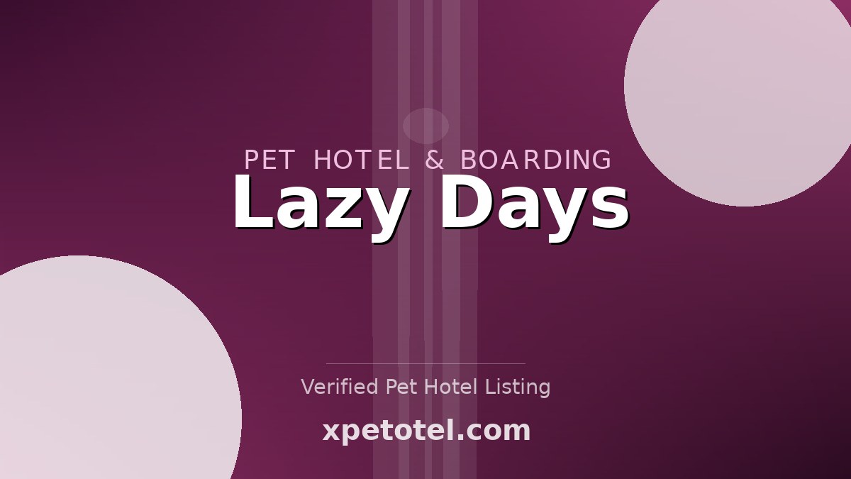 Lazy Days pet hotel Chesterfield