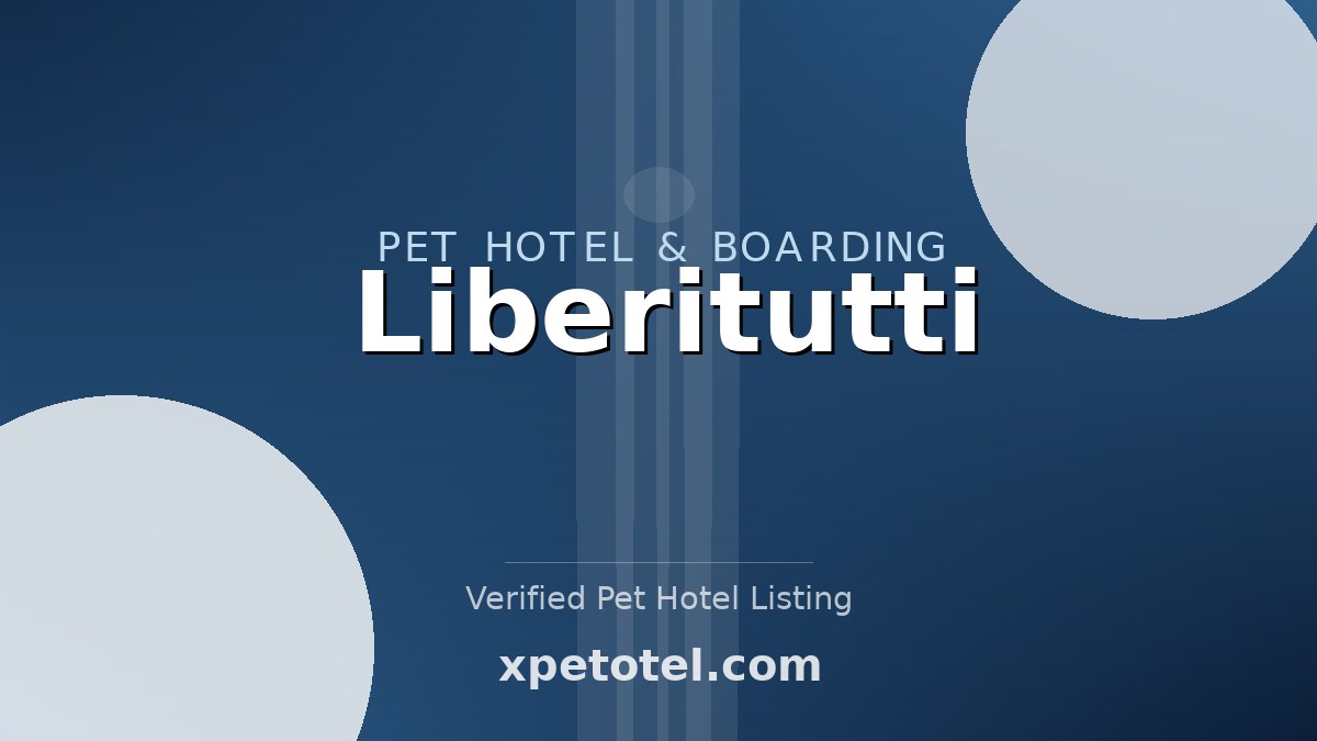 Liberitutti pet hotel Lissone