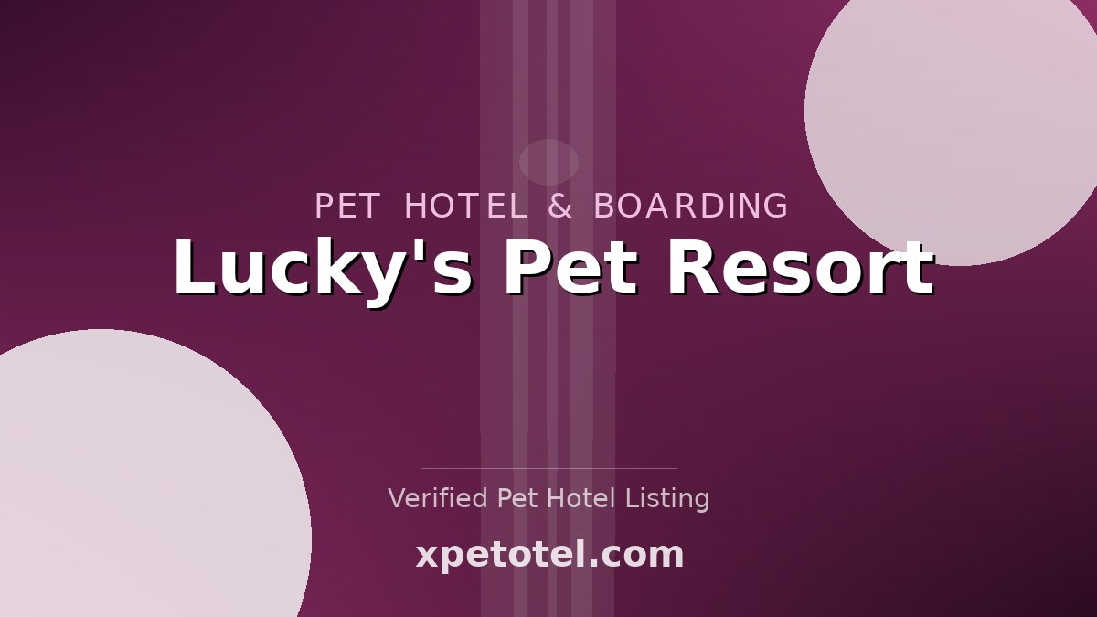 Lucky's Pet Resort pet hotel Greensboro