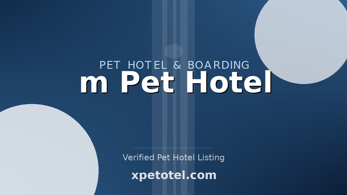 m Pet Hotel pet hotel Japan