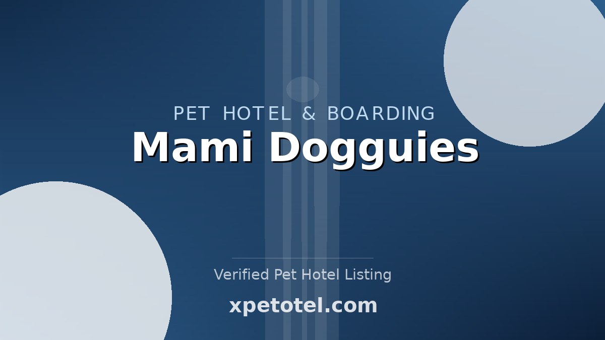 Mami Dogguies pet hotel Madrid