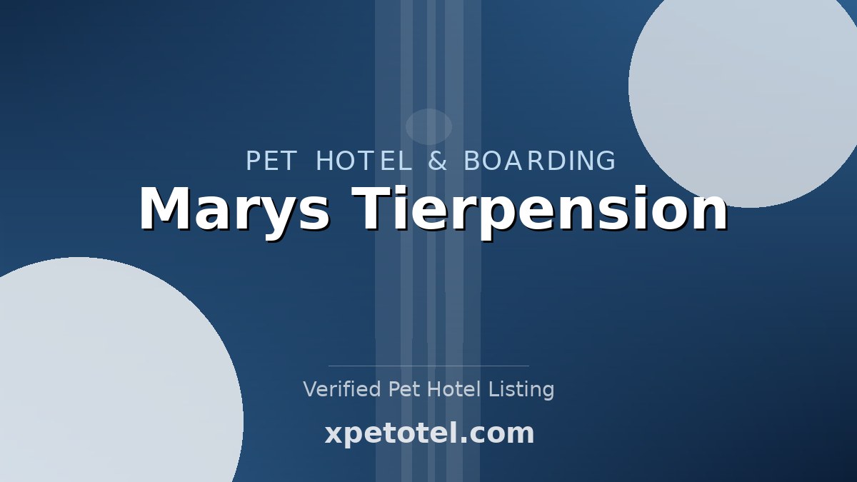 Marys Tierpension pet hotel Kröpelin