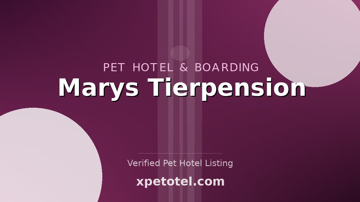 Marys Tierpension pet hotel Kröpelin
