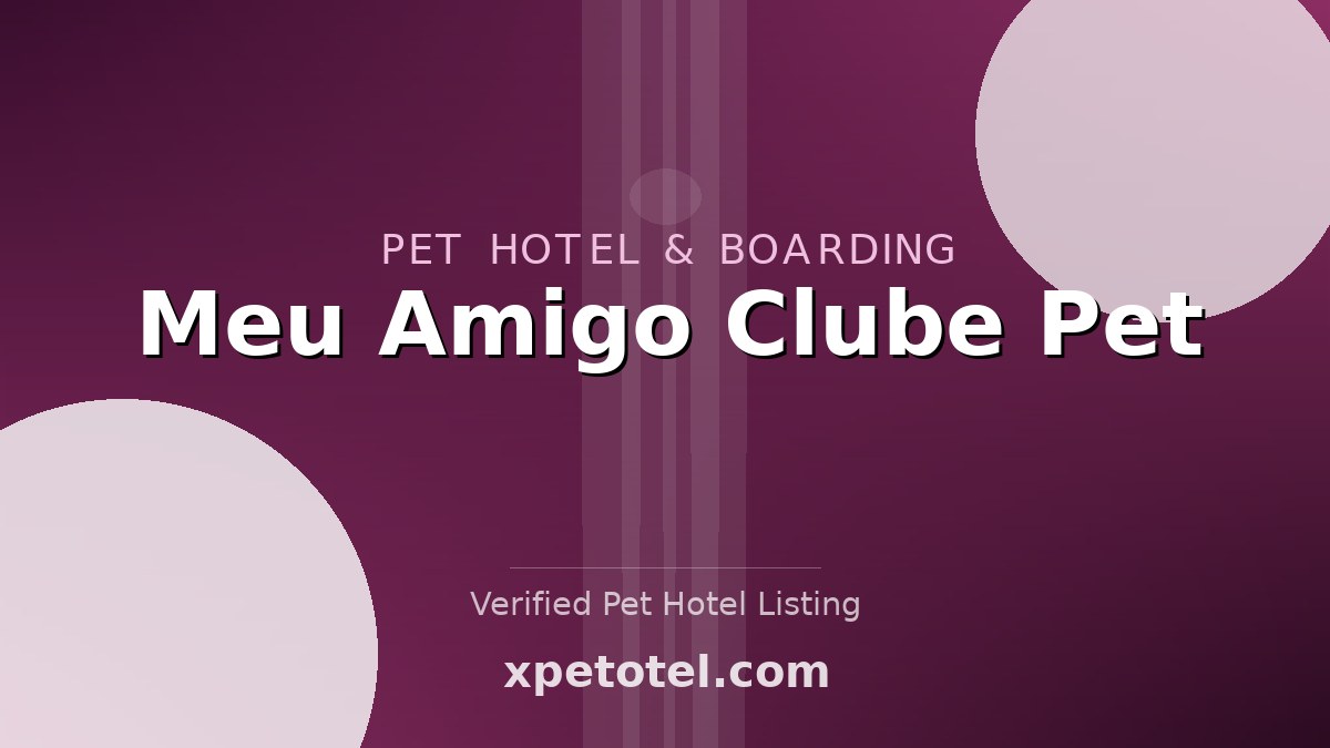 Meu Amigo Clube Pet pet hotel Rio de Janeiro