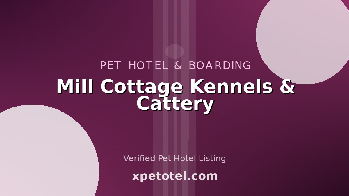 Mill Cottage Kennels & Cattery pet hotel Ringwood