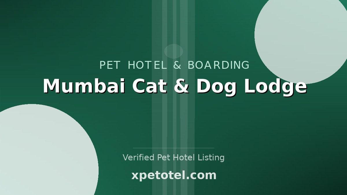 Mumbai Cat & Dog Lodge