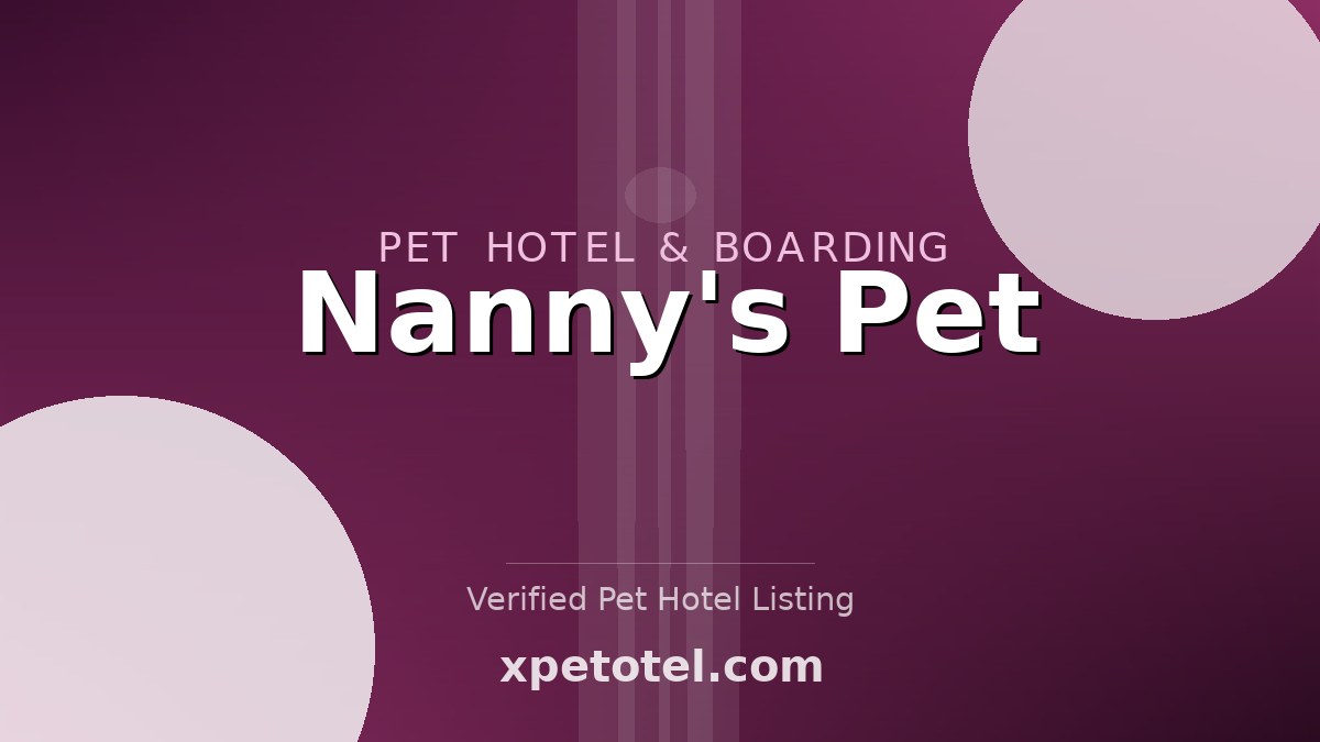 Nanny's Pet pet hotel Venezuela