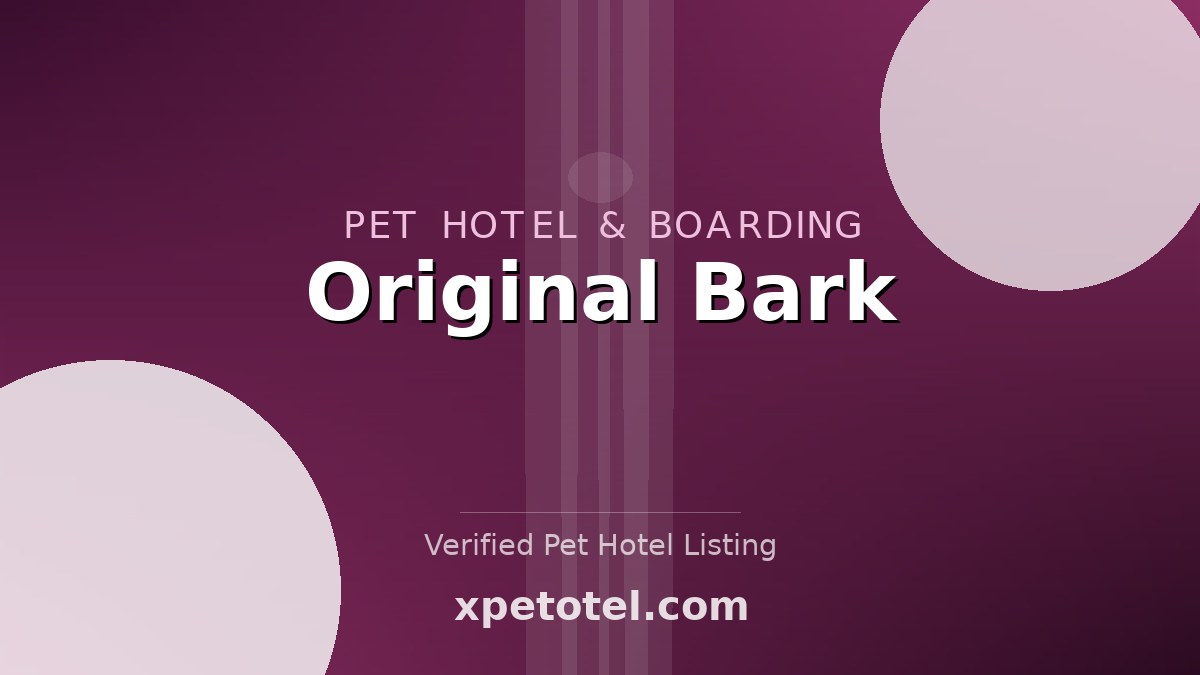 Original Bark pet hotel Portland