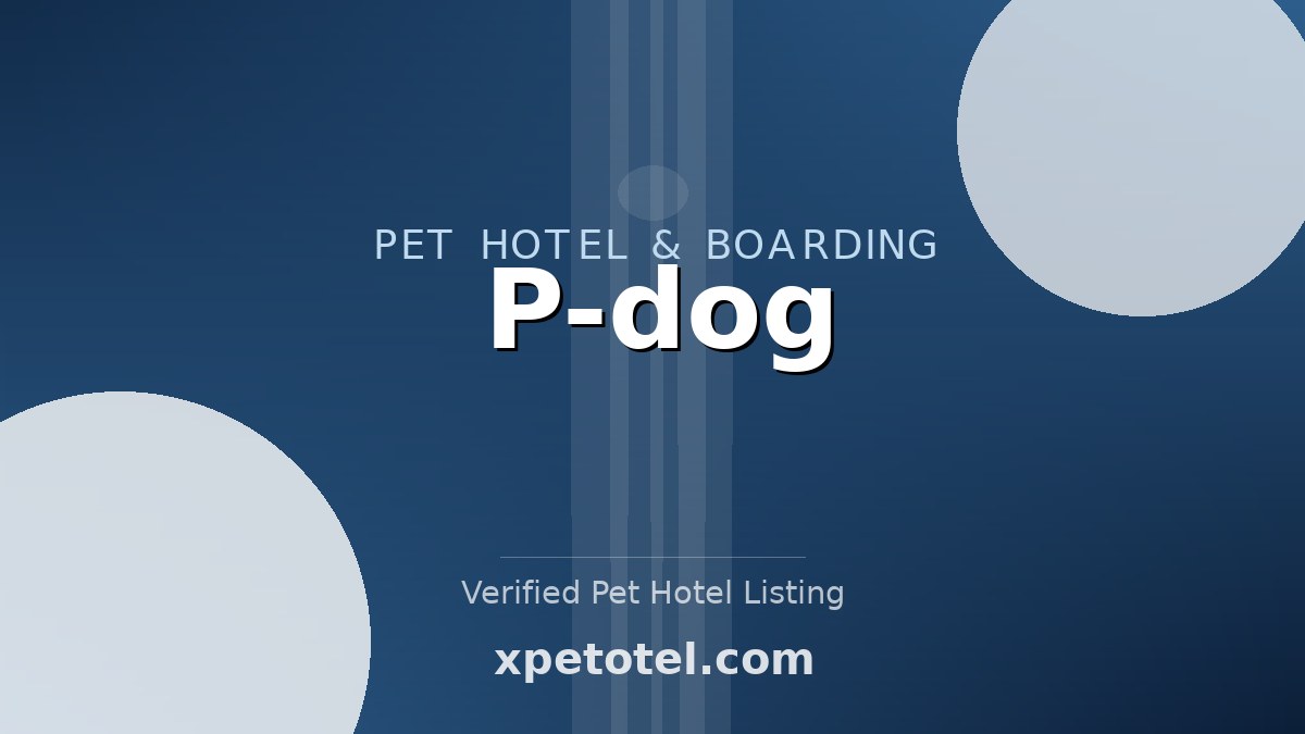 P-dog pet hotel Japan