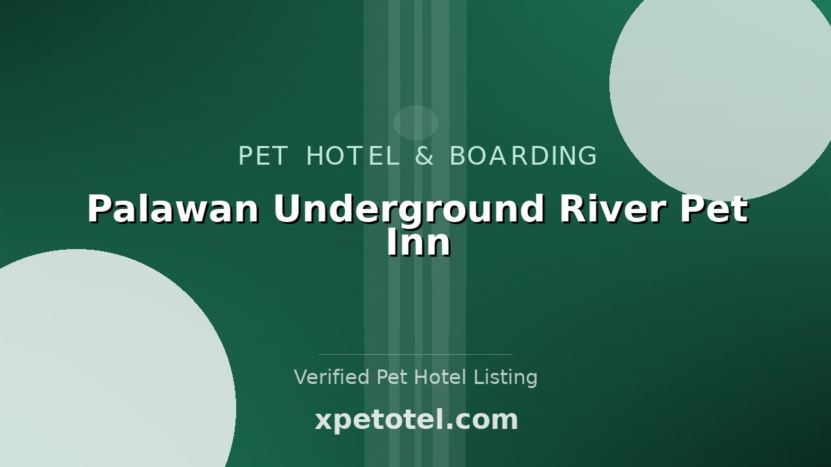 Palawan Underground River Pet Inn