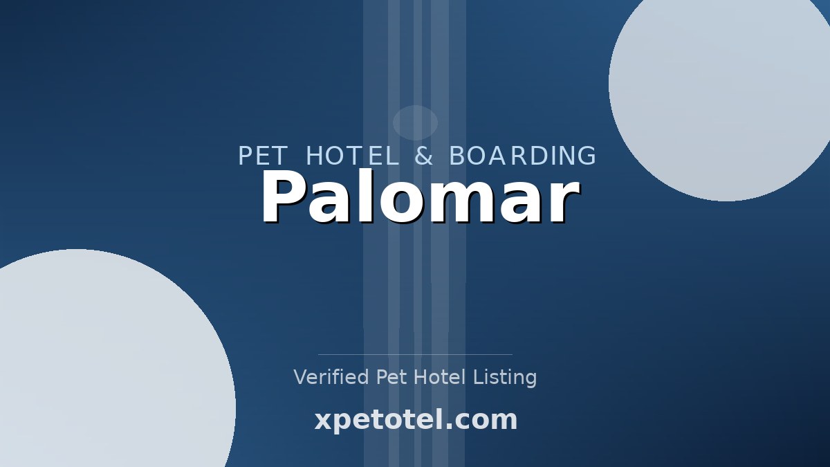 Palomar pet hotel Valencia