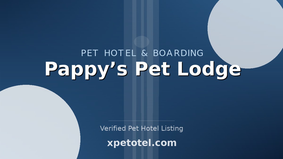 Pappy’s Pet Lodge pet hotel Plano