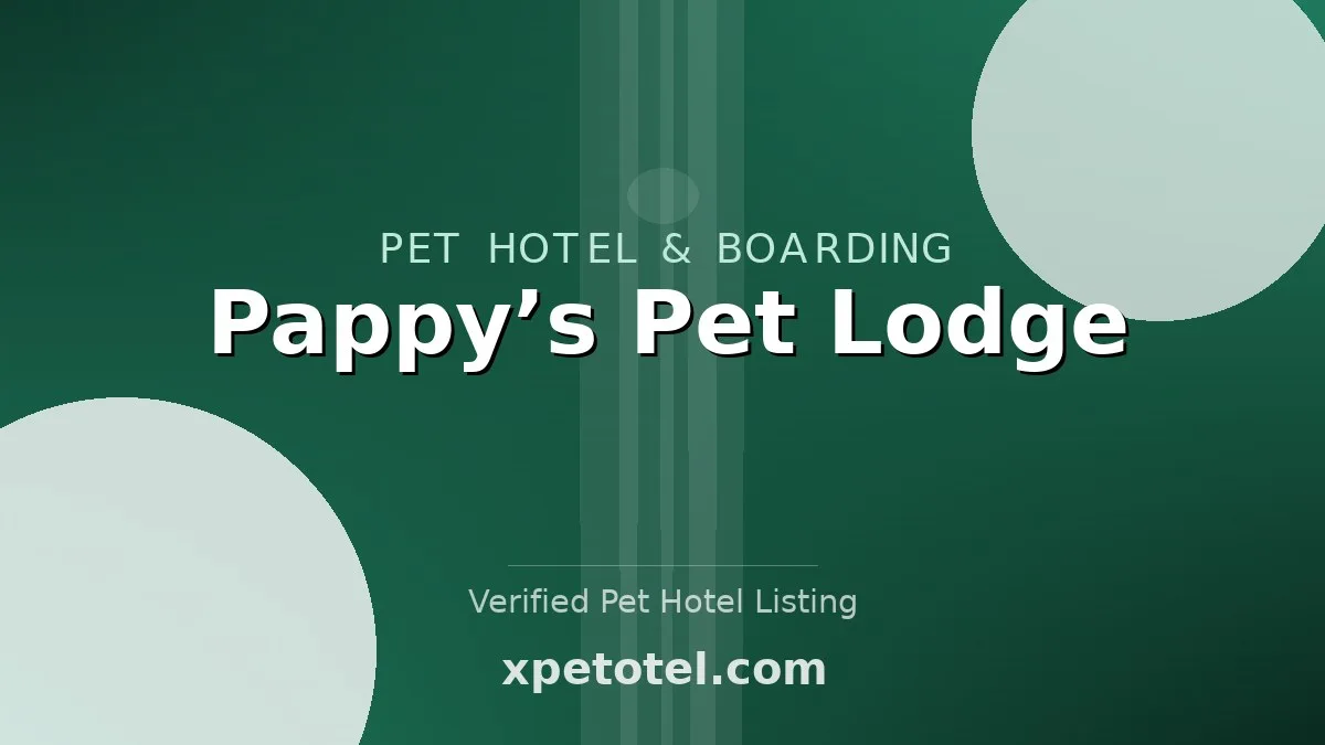 Pappy’s Pet Lodge
