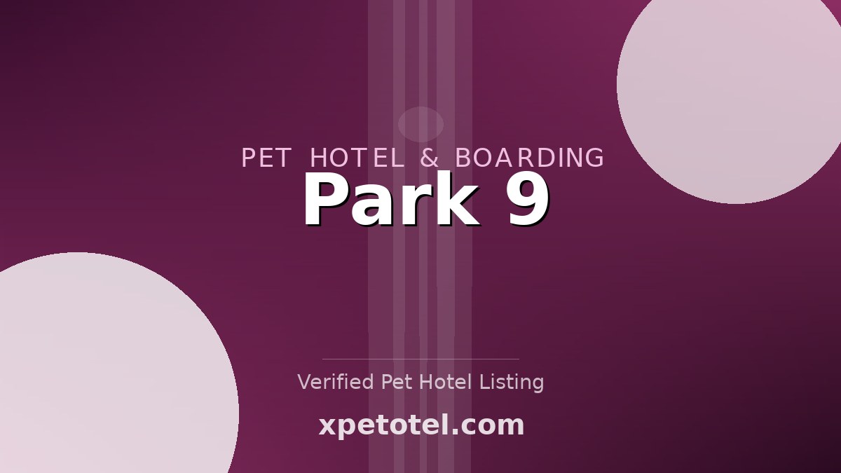 Park 9 pet hotel Toronto