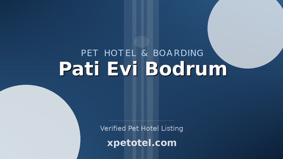Pati Evi Bodrum pet hotel Bodrum