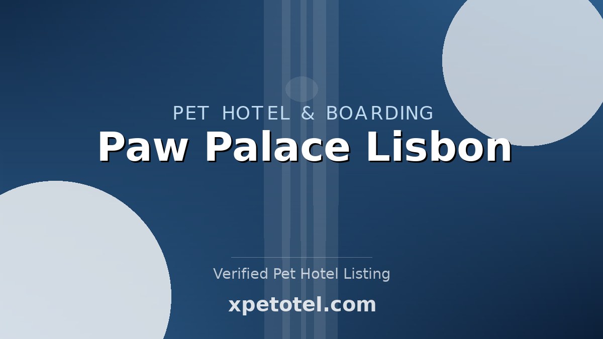 Paw Palace Lisbon pet hotel Lisbon