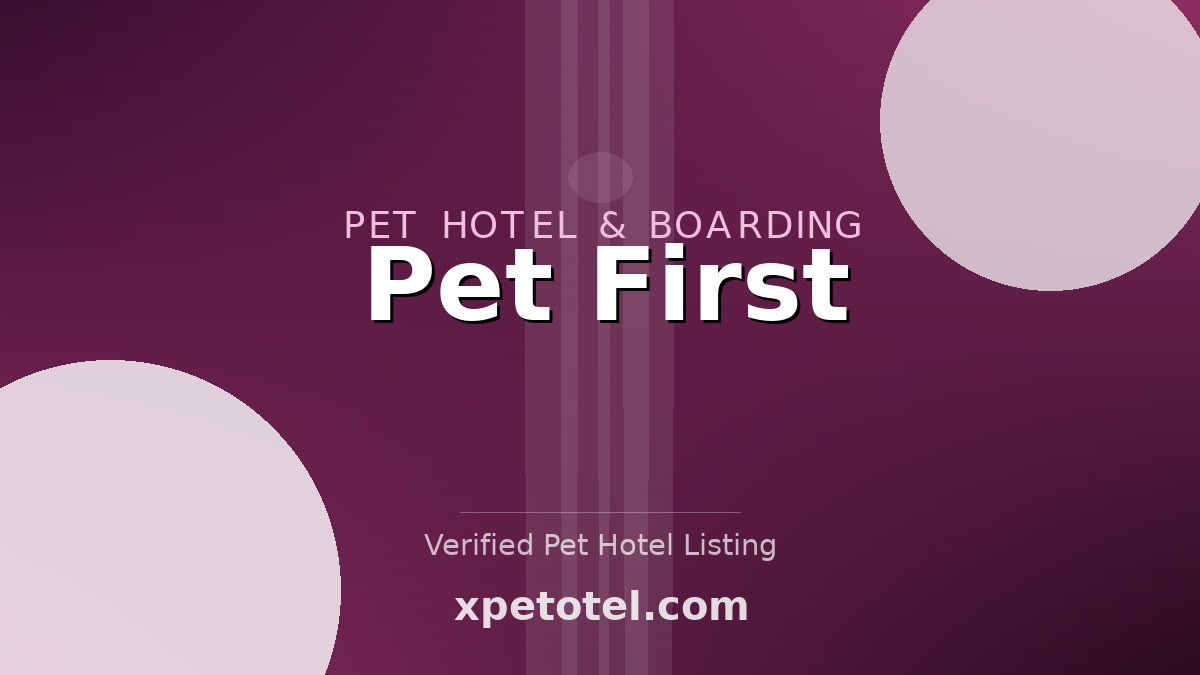 Pet First pet hotel Indonesia