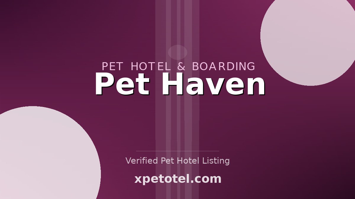 Pet Haven pet hotel New York