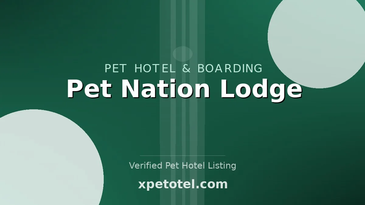 Pet Nation Lodge