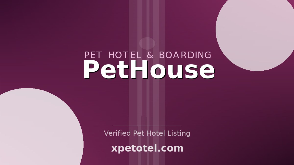 PetHouse pet hotel Durlești