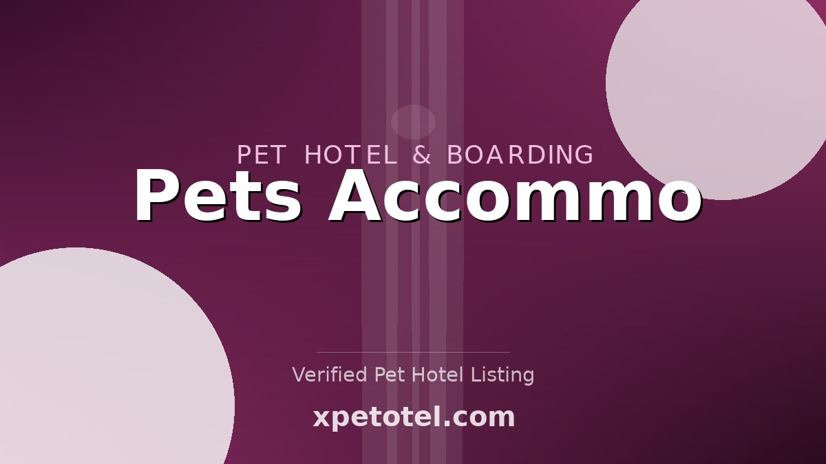 Pets Accommo pet hotel Miri