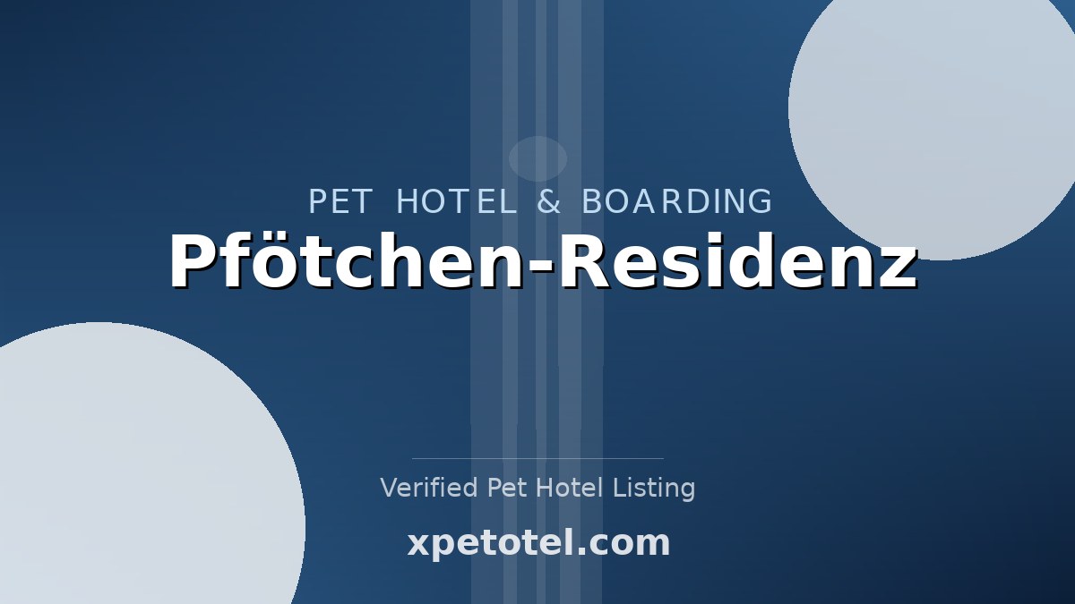 Pfötchen-Residenz pet hotel Suthfeld