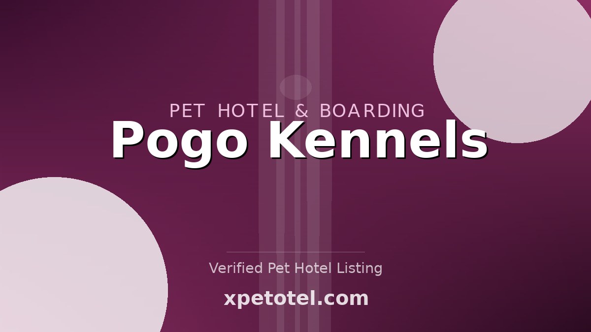 Pogo Kennels pet hotel Burlington