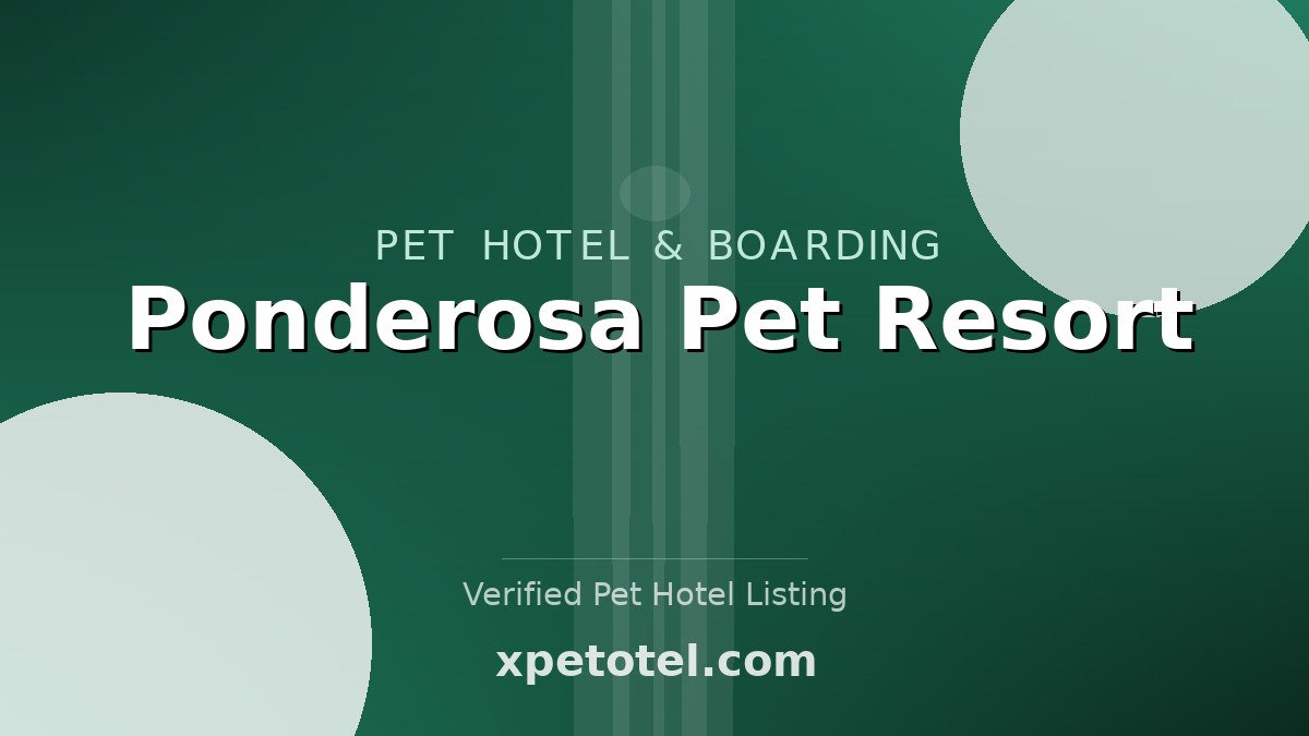 Ponderosa Pet Resort