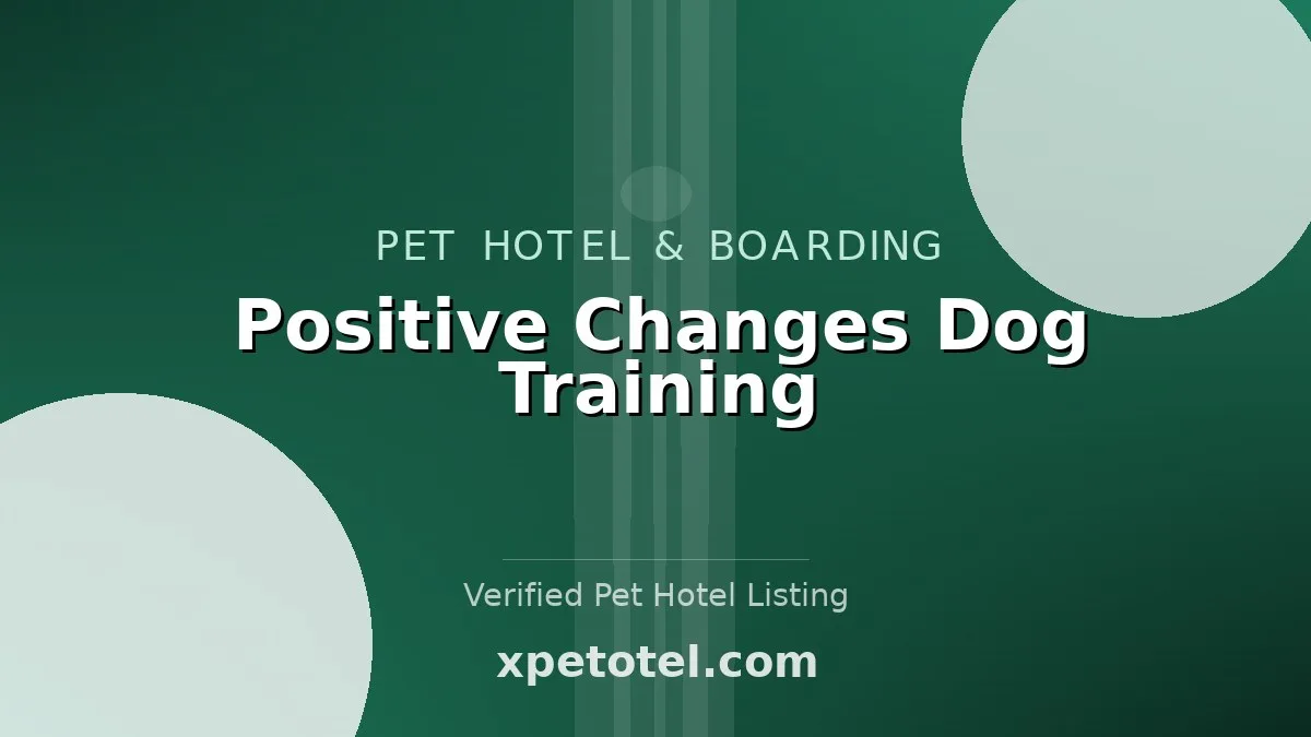 Positive Changes Dog Training