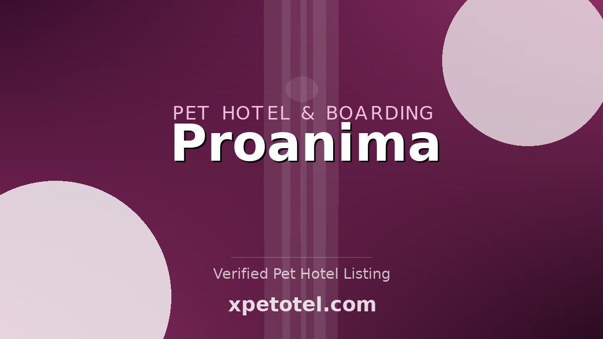 Proanima pet hotel Montreal