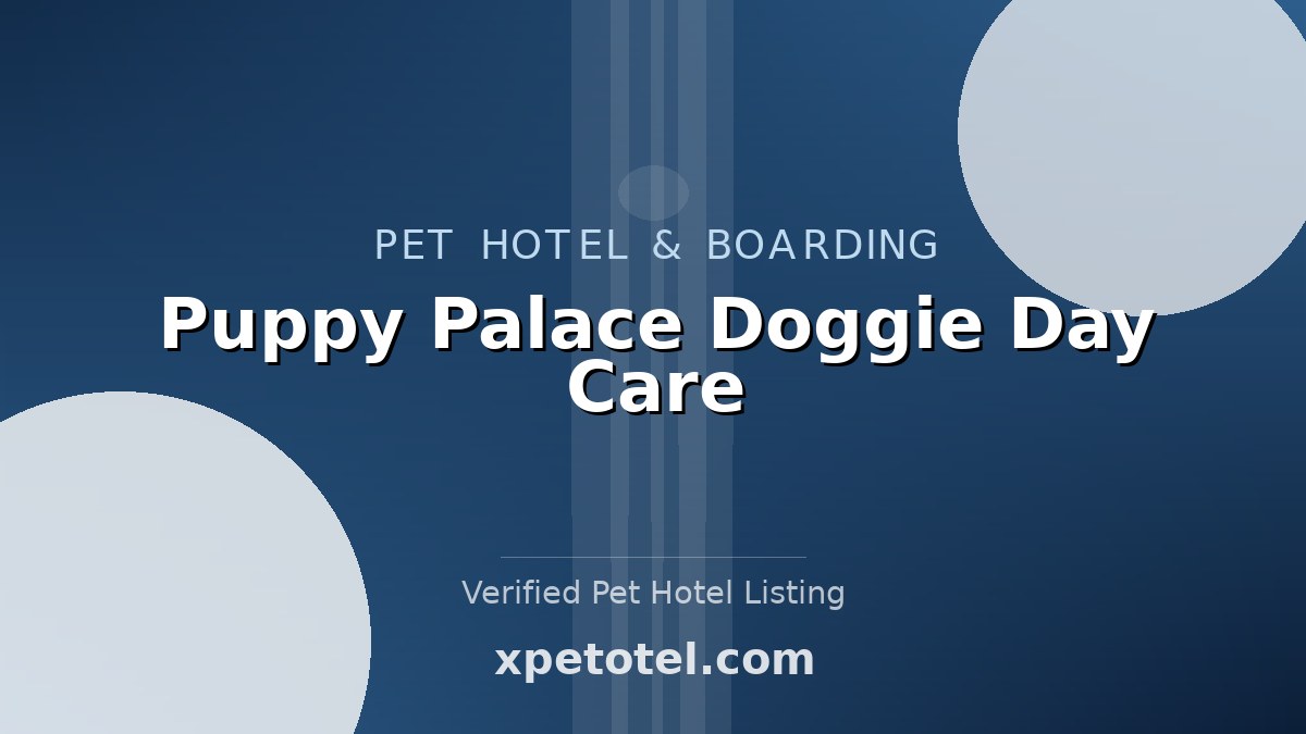 Puppy Palace Doggie Day Care pet hotel Bethlehem