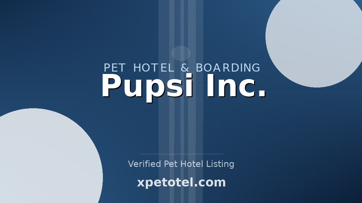 Pupsi Inc. pet hotel Cary