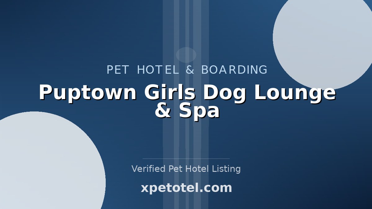 Puptown Girls Dog Lounge & Spa pet hotel Vancouver