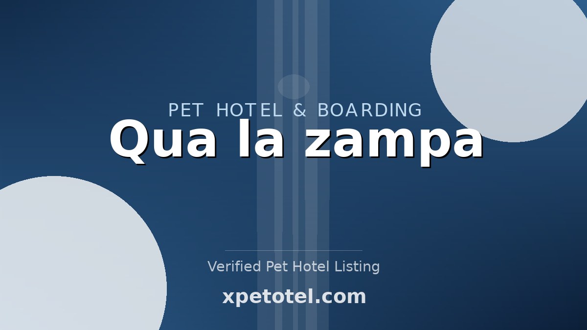 Qua la zampa pet hotel Lissone