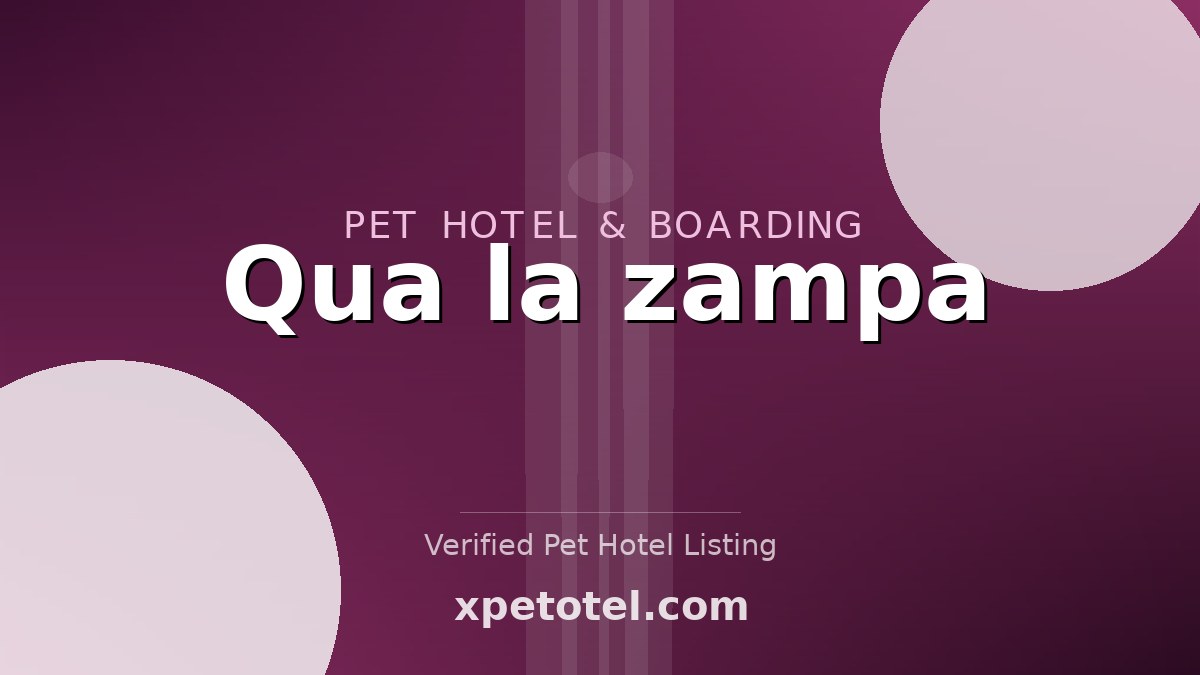 Qua la zampa pet hotel Lissone