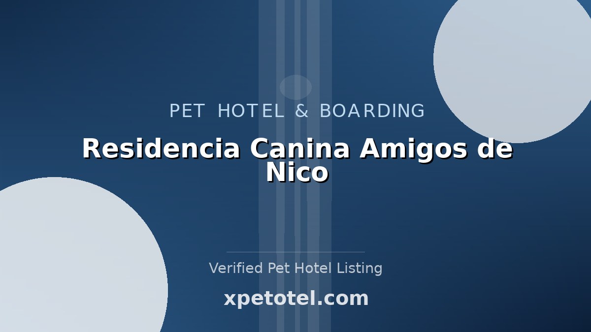 Residencia Canina Amigos de Nico pet hotel Ribadeo