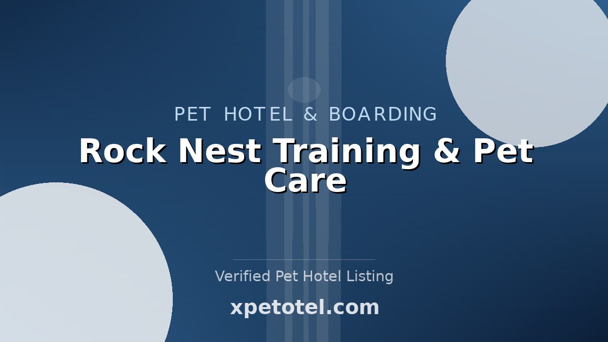 Rock Nest Training & Pet Care pet hotel Creswell