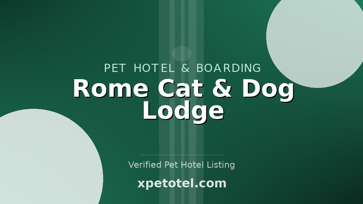 Rome Cat & Dog Lodge