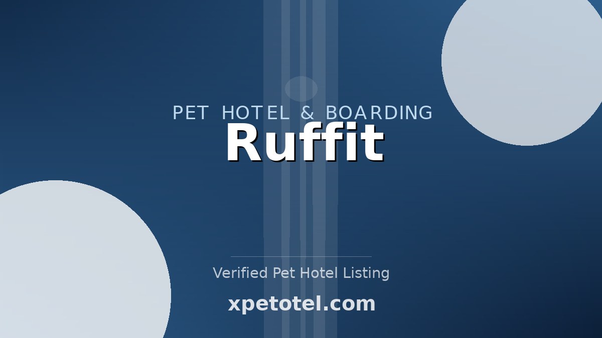 Ruffit pet hotel Addison