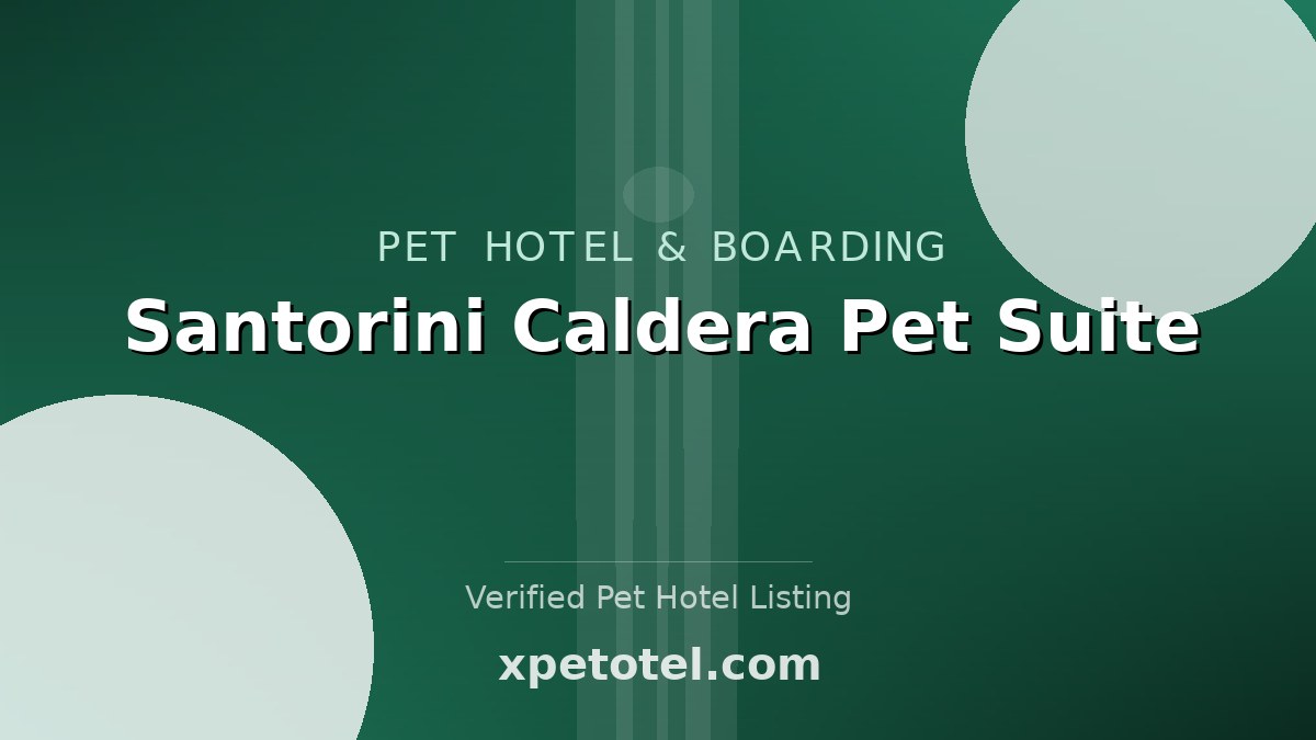Santorini Caldera Pet Suite - Pet Hotel in Santorini