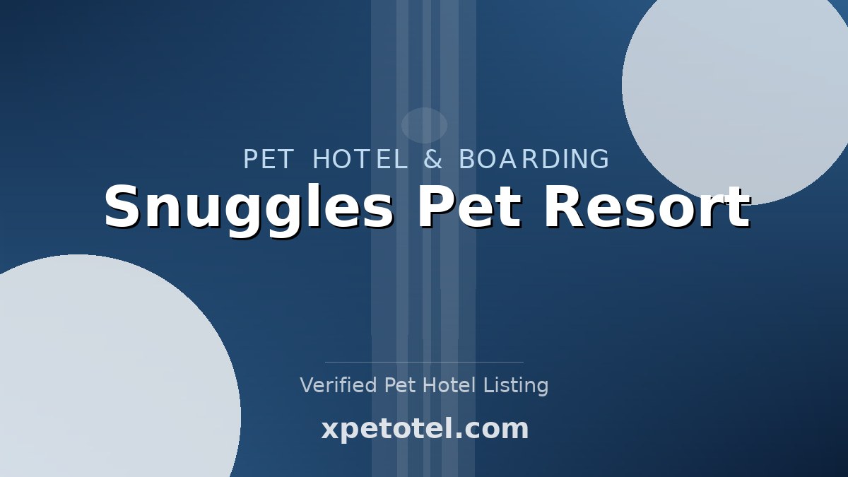 Snuggles Pet Resort pet hotel Australia