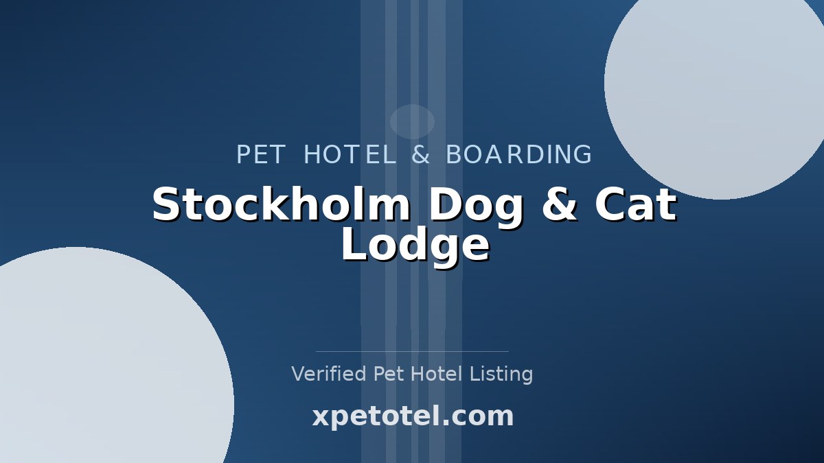 Stockholm Dog & Cat Lodge pet hotel Stockholm