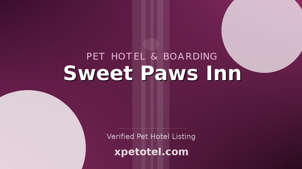Sweet Paws Inn pet hotel Greer