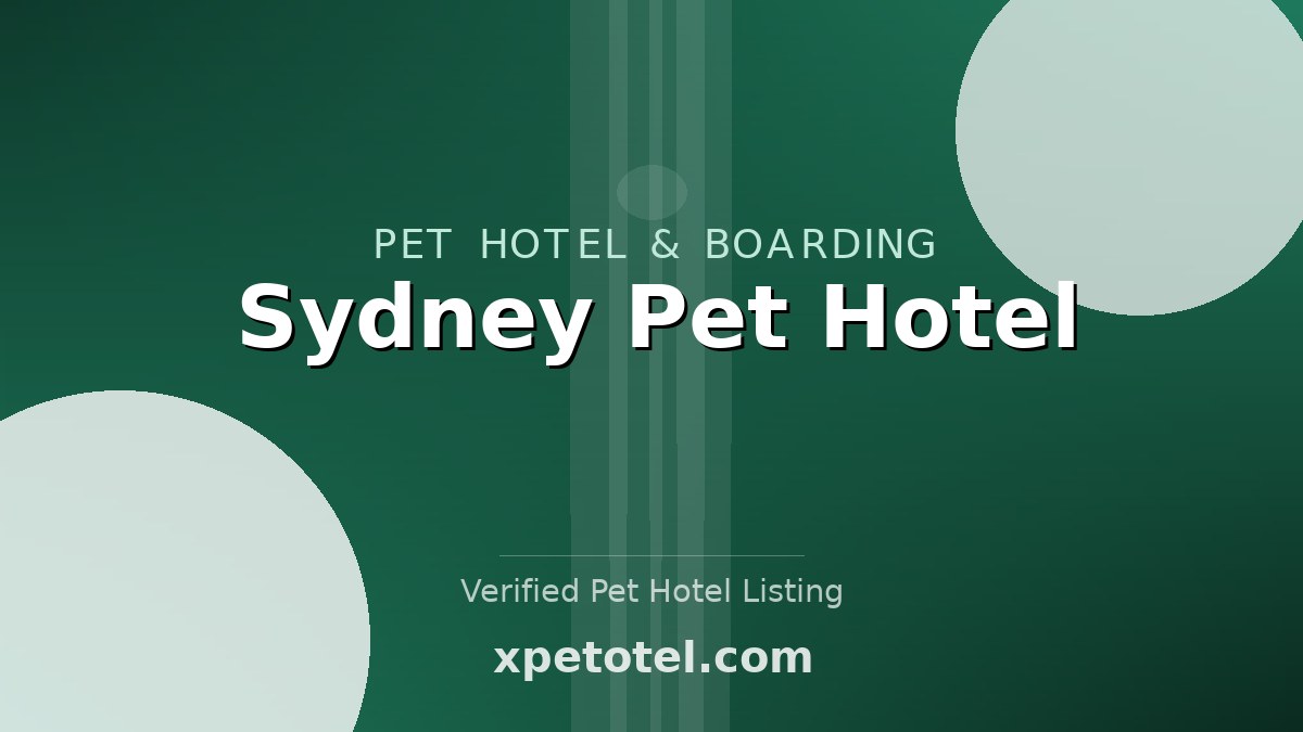 Pet hotels in Sydney