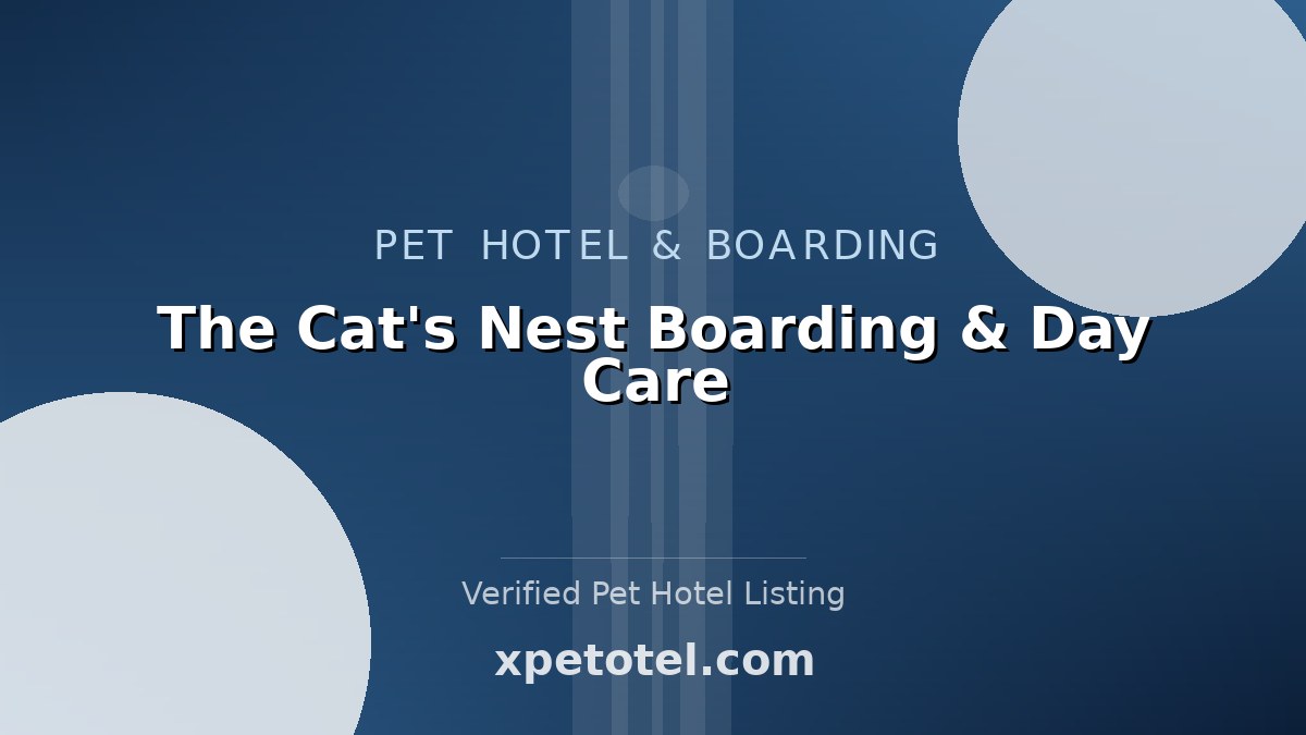 The Cat's Nest Boarding & Day Care pet hotel Milpitas