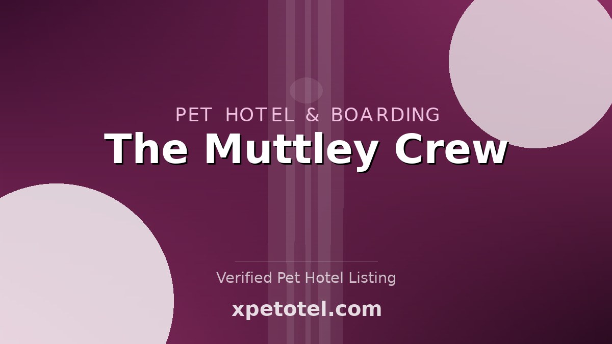 The Muttley Crew pet hotel Portland