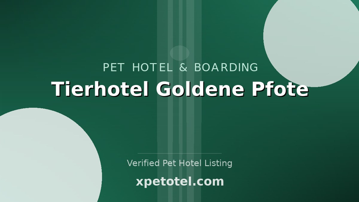 Tierhotel Goldene Pfote